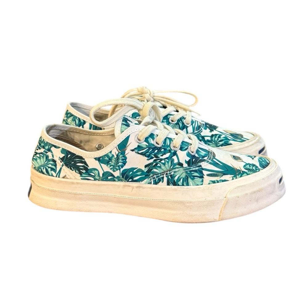 Converse Jack Purcell Signature Ox Tropical White/Holly Floral Women’s Size 7